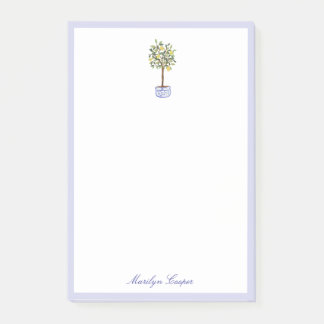 Bloco De Notas Preppy Chinoiserie Topiary Notes