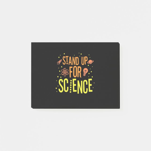 Bloco De Notas Presente cientista | Prepare-Se Para A Ciência (Frente)