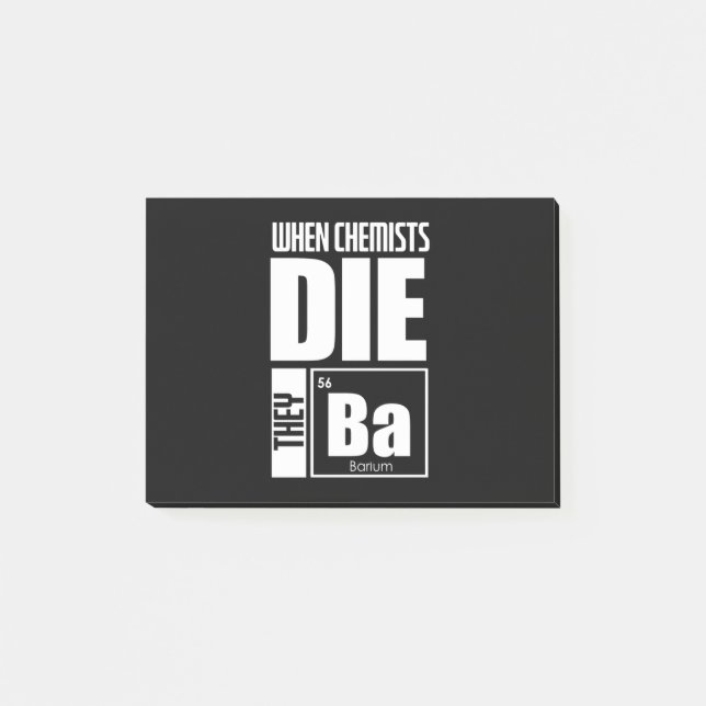 Bloco De Notas Presente cientista | Química adorável (Frente)