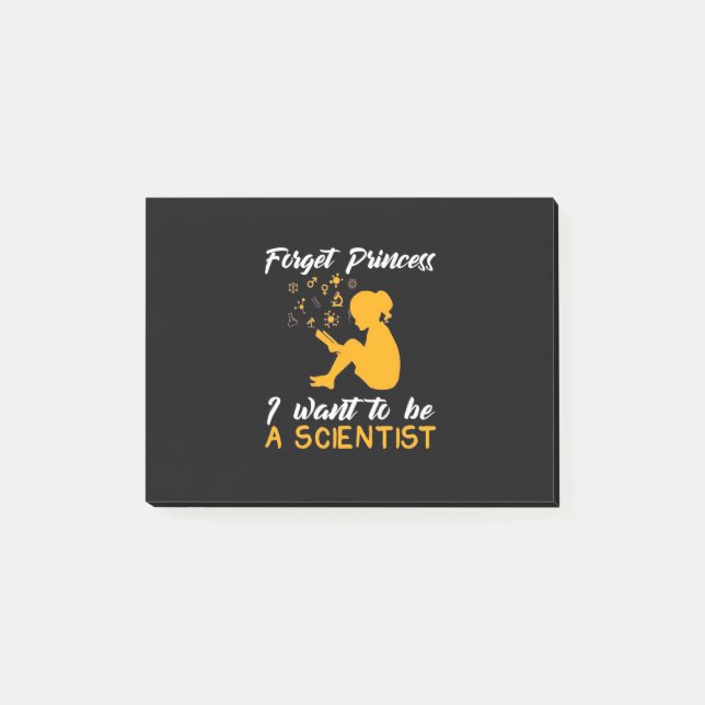 Bloco De Notas Presente cientista | Sou O Futuro Cientista (Frente)