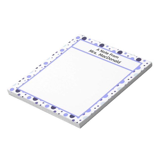 Bloco De Notas Presente de agradecimento para professor com bolin (Invertido)