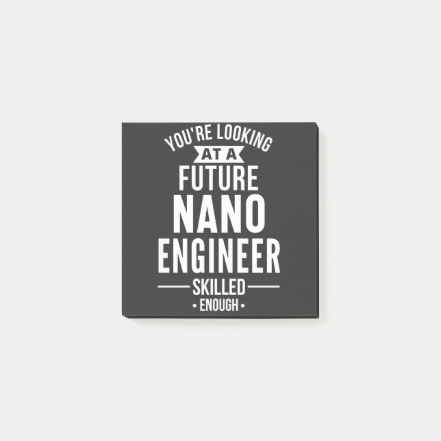 Bloco De Notas presente de engenheiro NANO (Frente)