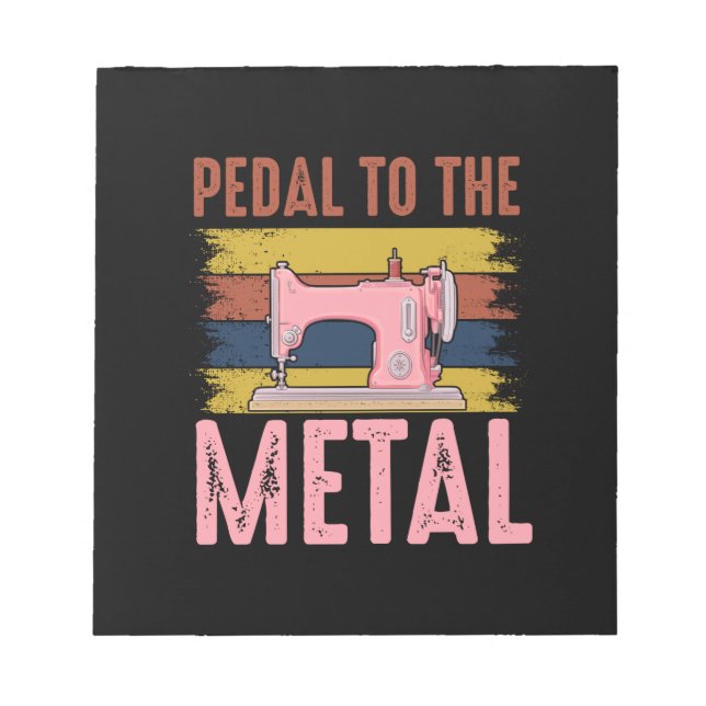 Bloco De Notas Presente do filtro | Pedal Ao Metal (Frente)