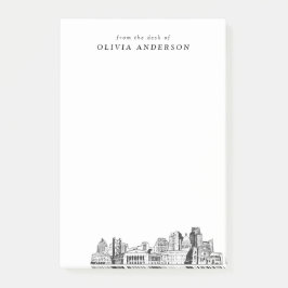 Bloco De Notas Presente Profissional Moderno de Sacramento Person