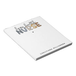 Bloco De Notas Presentes de Apreciação de Enfermeiro Doméstico Pe