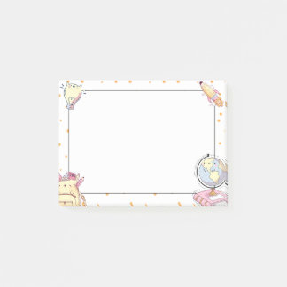 Bloco De Notas Presentes de suprimentos escolares fofos e Kawaii