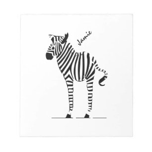 Bloco De Notas Presentes de Zebra Lovers