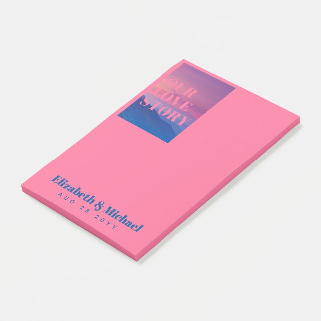 Bloco De Notas Presentes FOTOGRÁFICOS para os recém-casados - NOS (Inclinado)