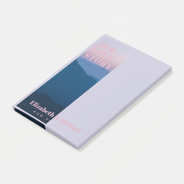 Bloco De Notas Presentes FOTOGRÁFICOS para os recém-casados - NOS (Inclinado)