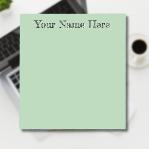 Bloco De Notas Presentes Personalizados Amarelo Verde Únicos Para