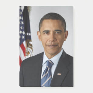 Bloco De Notas Presidente americano Barack Obama na Casa Branca