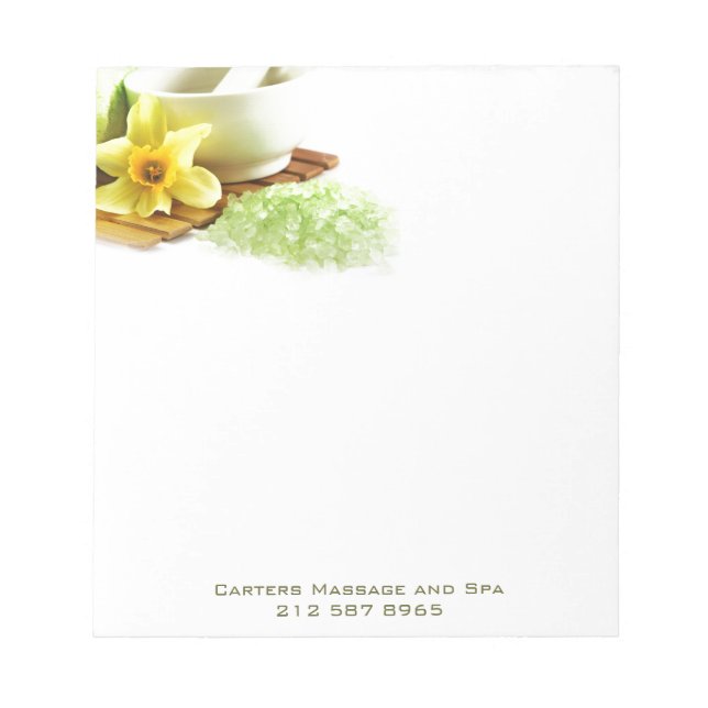 Bloco De Notas Presilhas de Nota Holística (Frente)