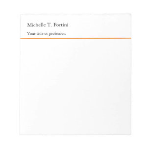Bloco De Notas Preto Branco Amarelo Simples Minimalista
