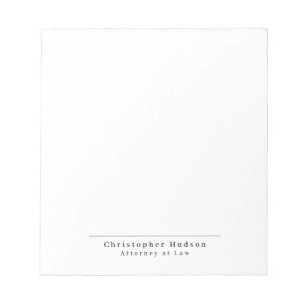 Bloco De Notas Preto Branco Simples Plano Minimalista