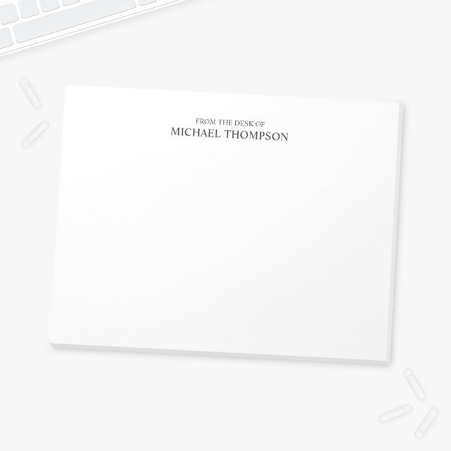 Bloco De Notas Preto e branco profissionais (Criador carregado)