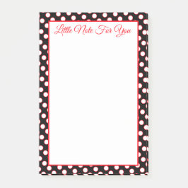 Bloco De Notas Preto Vermelho e Branco