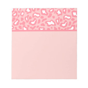 Bloco de Notas Pretty Pink Leopard
