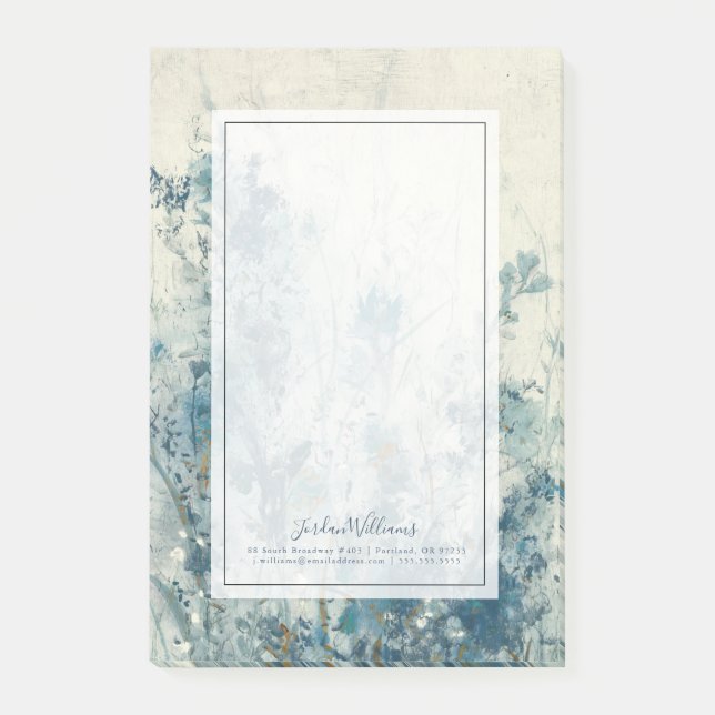 Bloco De Notas Primavera azul (Frente)