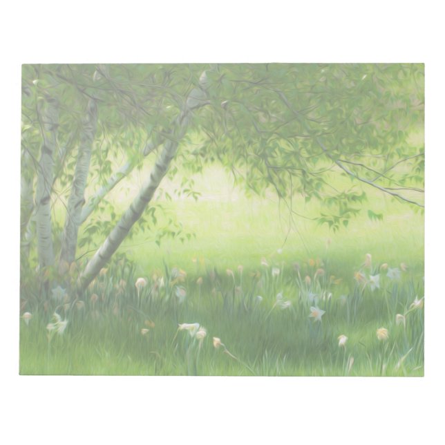 Bloco De Notas Primavera Daffodils (Frente)