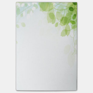 Bloco De Notas Primavera deixa aquarela