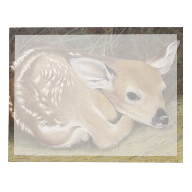 Bloco De Notas Primavera Fawn (Frente)