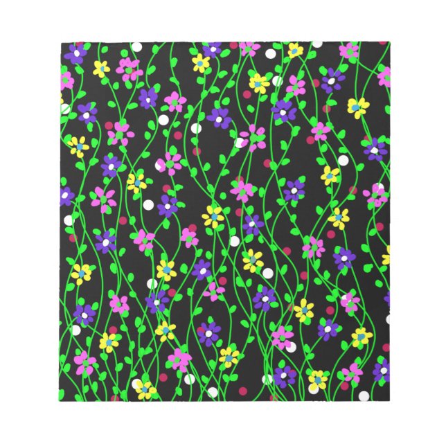 Bloco De Notas Primavera Floral Art (Frente)