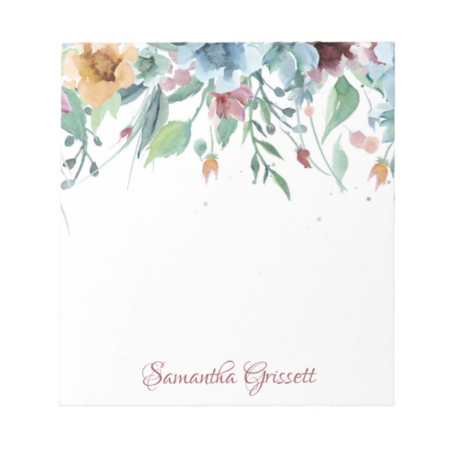 Bloco De Notas Primavera Florals (Frente)