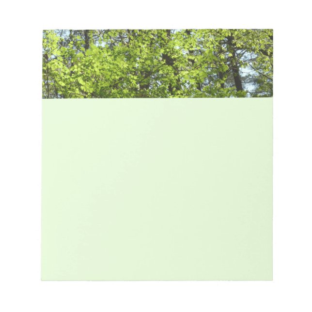 Bloco De Notas Primavera Maple Deixa a natureza (Frente)