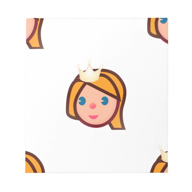 Bloco De Notas princesa emoji (Frente)