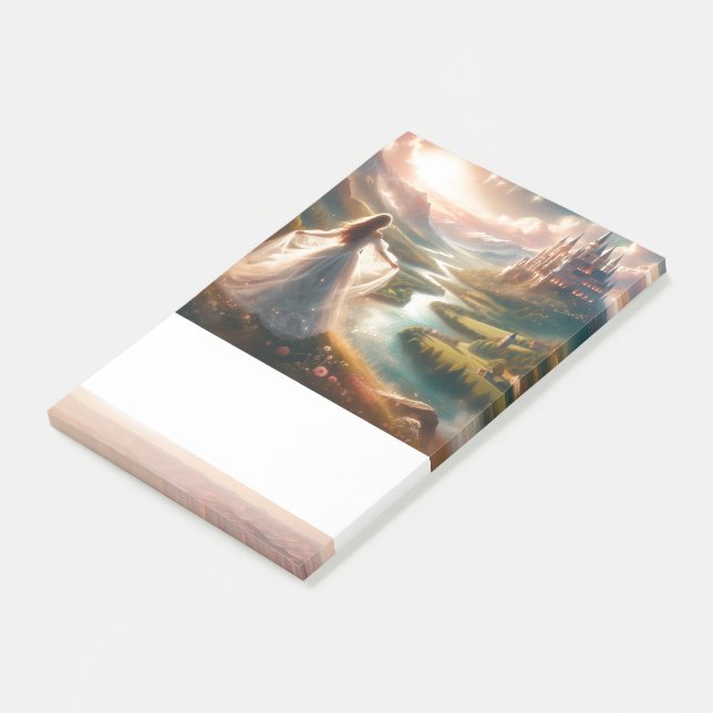 Bloco De Notas Princesa Encantada Castle Fairytale (Inclinado)