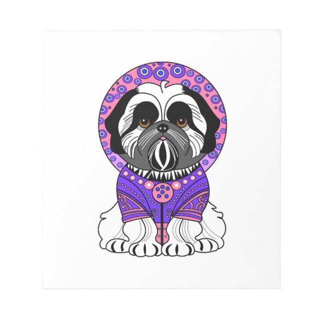 Bloco De Notas Princesa Shih Tzu (Frente)
