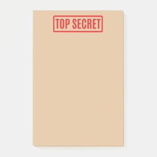 Bloco De Notas Principais Notas de Posto Secreto