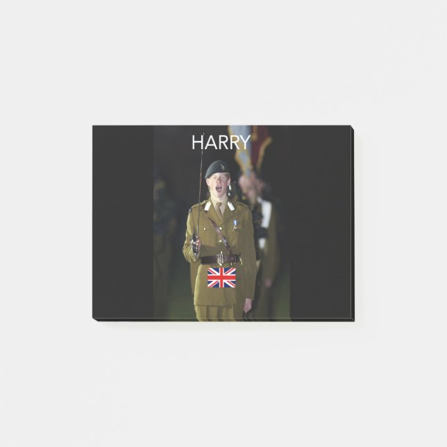 Bloco De Notas Príncipe Harry - Duque de Sussex (Frente)