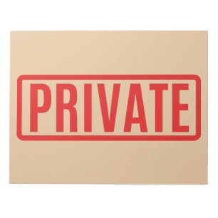 Bloco De Notas Privado