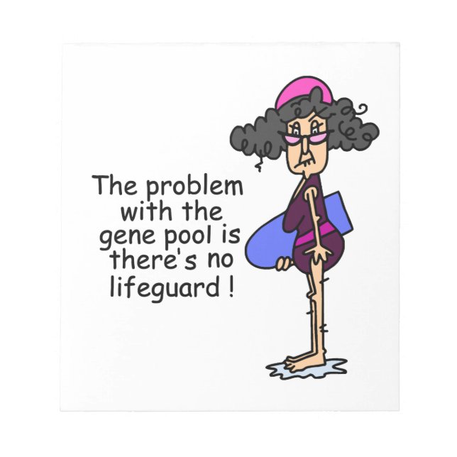 Bloco De Notas Problema com a Piscina de Gene (Frente)