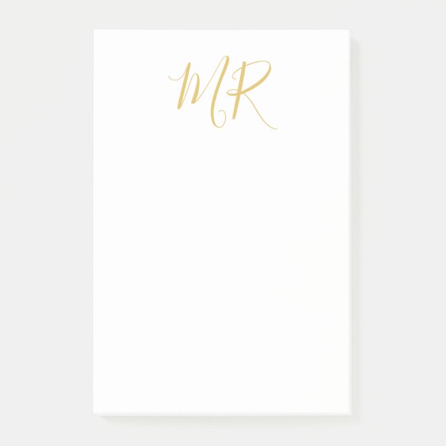 Bloco De Notas Professional Classical Monogram Minimalist Plain (Frente)