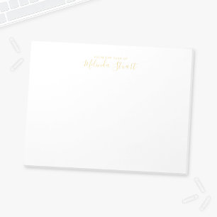 Bloco De Notas Professional Modern Script
