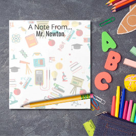 Bloco De Notas Professor de Ciência — Livros personalizados de ma