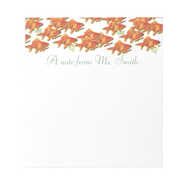 Bloco De Notas Professor de escola (Frente)