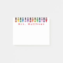 Bloco De Notas Professor de volta à escola - Crayon Coril