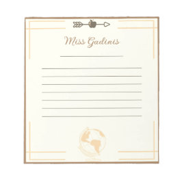 Bloco De Notas Professor Dourado do Globo