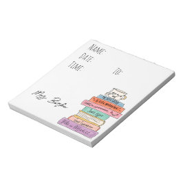 Bloco De Notas Professor Inglês Hallpass