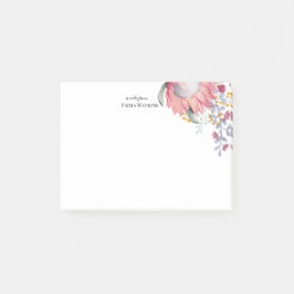 Bloco De Notas Professor Personalizado australiano Floral