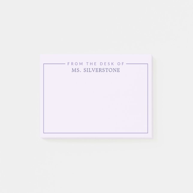 Bloco De Notas Professor Personalizado Da Mesa De (Frente)