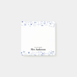 Bloco De Notas Professora da Escola de Matemática e Ciência