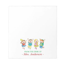 Bloco De Notas Professora de Diversão Personalizada