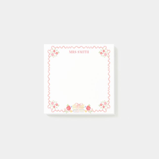 Bloco De Notas Professora do Ensino Médio (Frente)