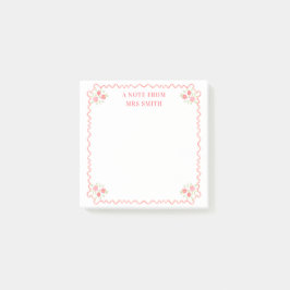 Bloco De Notas Professora do Ensino Médio