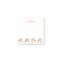 Professora moderna e elegante Pastel Boho Rainbow