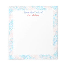 Professores de Borda Azul e Rosa